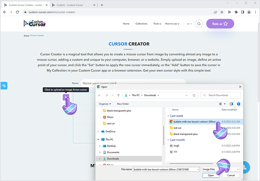 How to use cursor constructor? - Custom Cursor