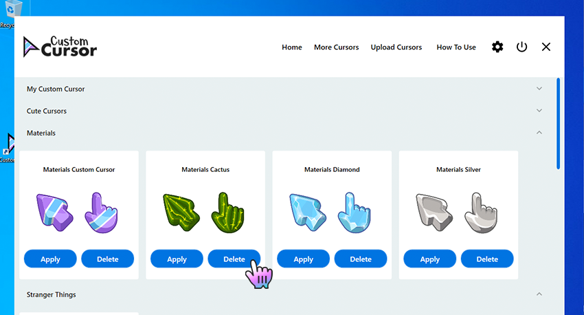 How to manage your Custom Cursor for Windows app? - Custom Cursor