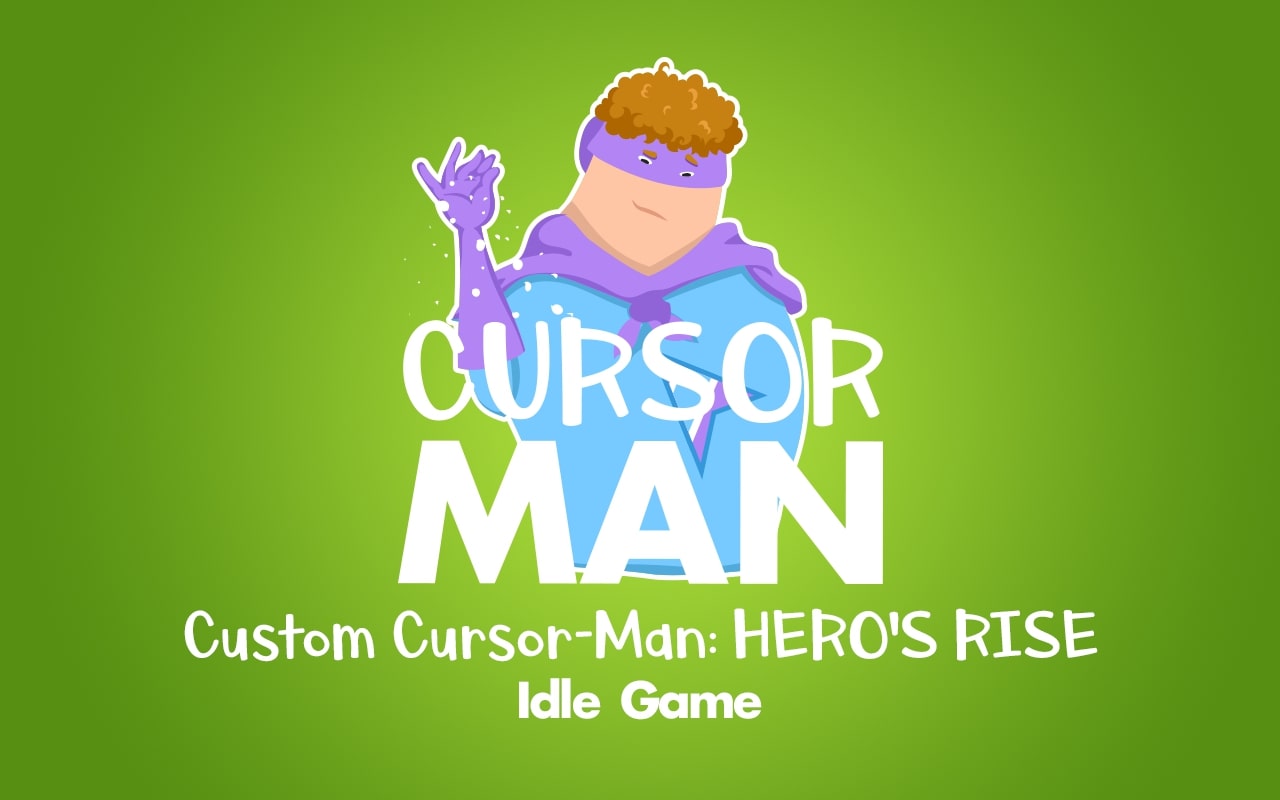 Custom Cursor hero Cursor-Man