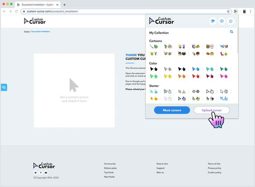 I made some custom cursors, slowly getting better (link in