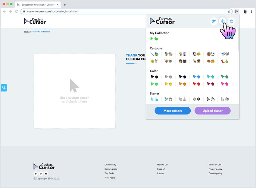 MyCustomCursors