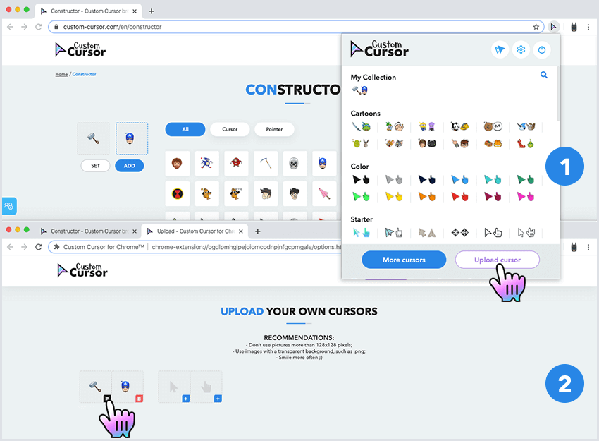 How to delete cursor packs created by constructor